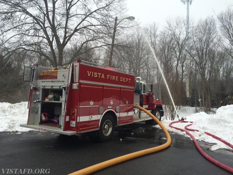 Engine 142 during MPO training - 2/8/15